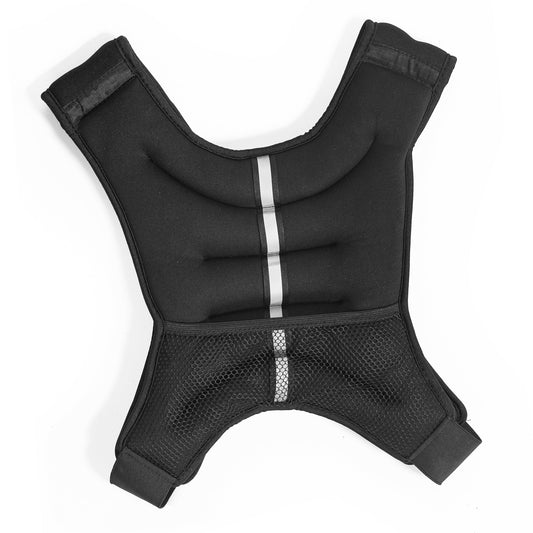 Chaleco Con Peso De Neopreno, 12 Libras, Negro