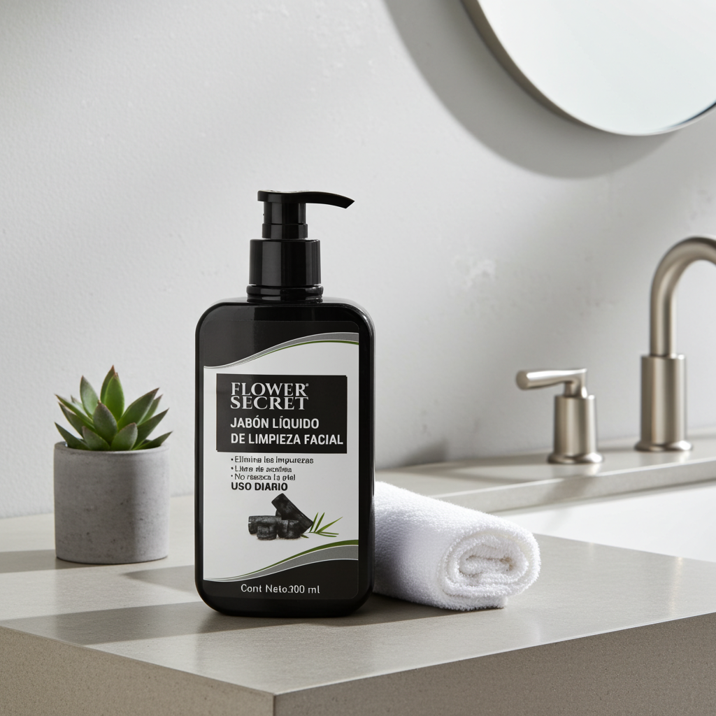 LIQUID FACIAL CLEANSING SOAP CARBON