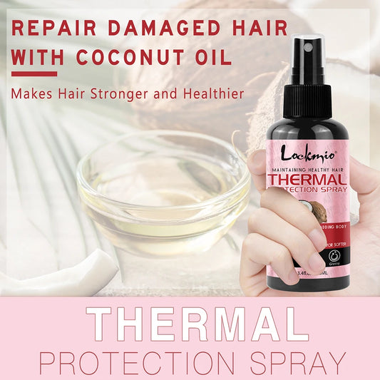 Spray de protección térmica para el cabello, suero Protector térmico, protege el cabello de los rayos UV, acondicionador hidratante para el cuidado del cabello dañado para mujeres
