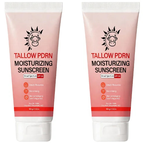 Broad Spectrum Sunscreen SPF 50 - Infused with Salmon PDRN, Non-Irritating, Moisturizing with Collagen for Sensitive Skin