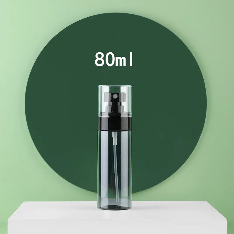 Botella pulverizadora esterilizada con Alcohol, dispensador de tóner para cosméticos, botella vacía con pulverizador en movimiento, portátil, para viaje, 30/60/80/100/120ml