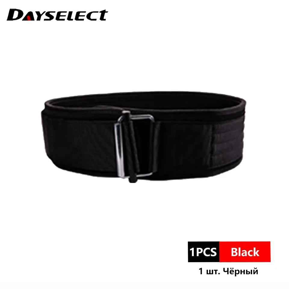 Cinturón de Levantamiento de Pesas con Hebilla Autoblocante – Nailon Ajustable, Soporte Lumbar | dayselect KD517
