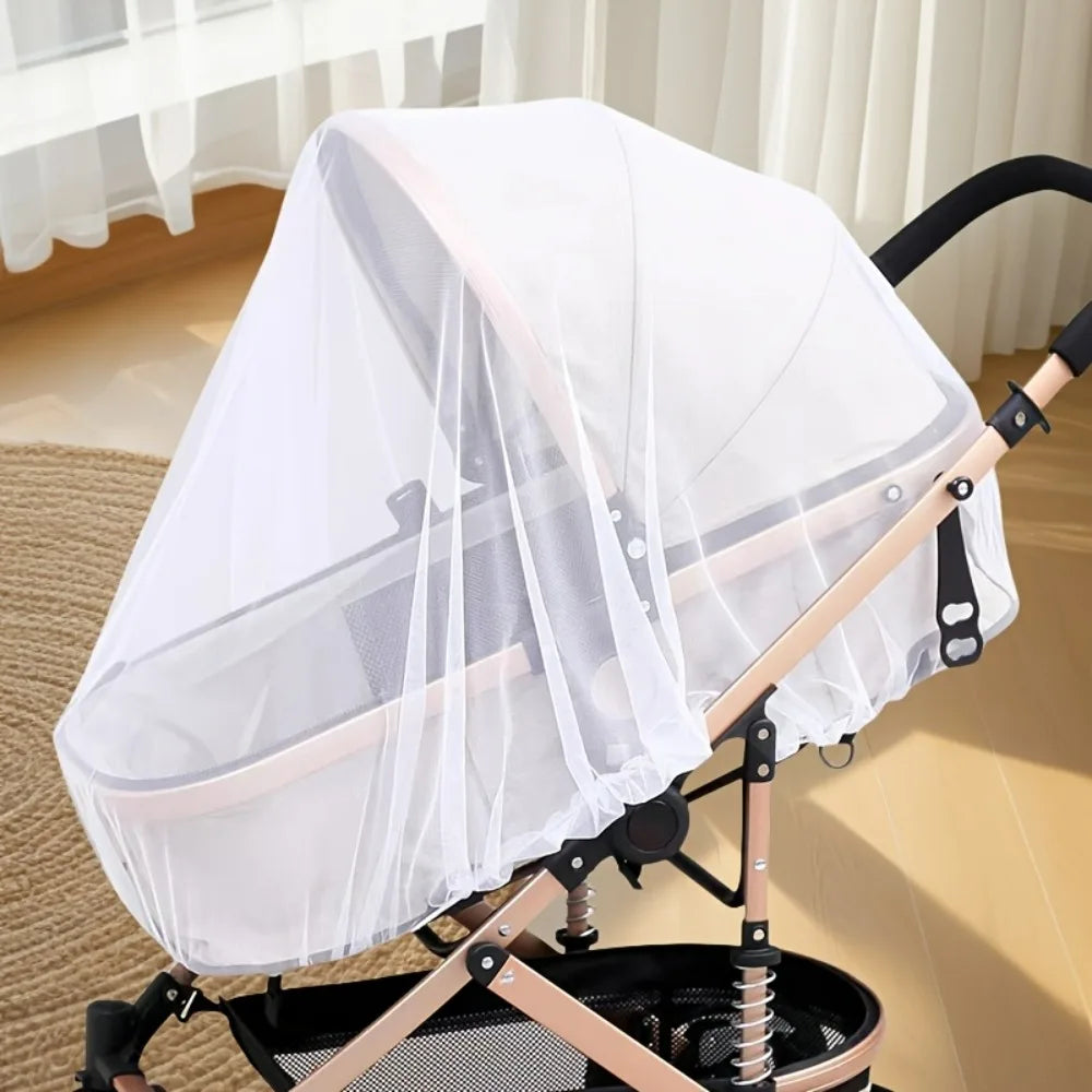 Stroller Mosquito Net: full coverage, with dense mesh for enhanced insect protection, polyester outdoor anti-mosquito equipment for strollers