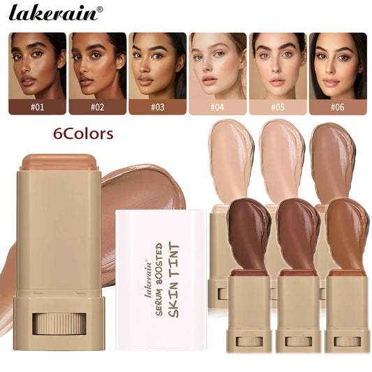 Base en Barra Bálsamo 6 Colores – Alta Cobertura, Hidratante con 7 Ingredientes Activos 18g