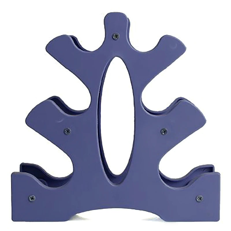 Soporte de Almacenamiento para Mancuernas de 3 Niveles, Soporte Multicapa para Mancuernas, Soporte para Pesas para el Hogar, Oficina o Gimnasio