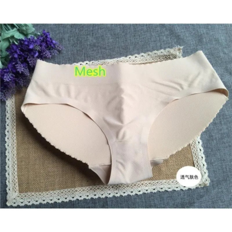 Women's Underwear, Slimming Lingerie, Tummy Control, Body Shaper, Fake Butt, Butt Lifter Panties, Sponge Padded Butt Enhancer Panties for Women