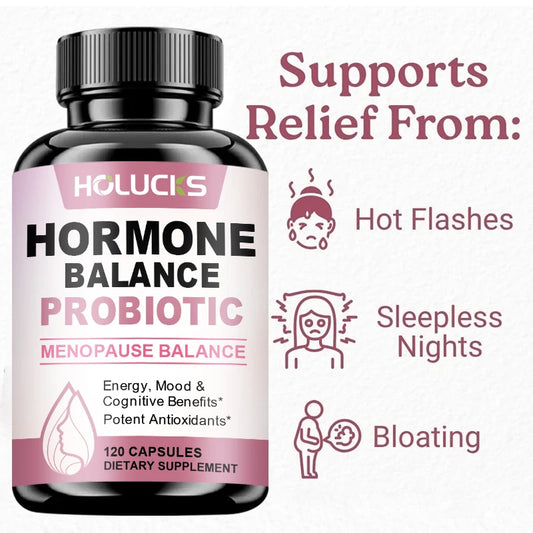 Probiotic for Hormonal Balance, Supports Menopausal Balance, Relieves Fatigue, Mood Swings, Improves Digestion and Metabolism