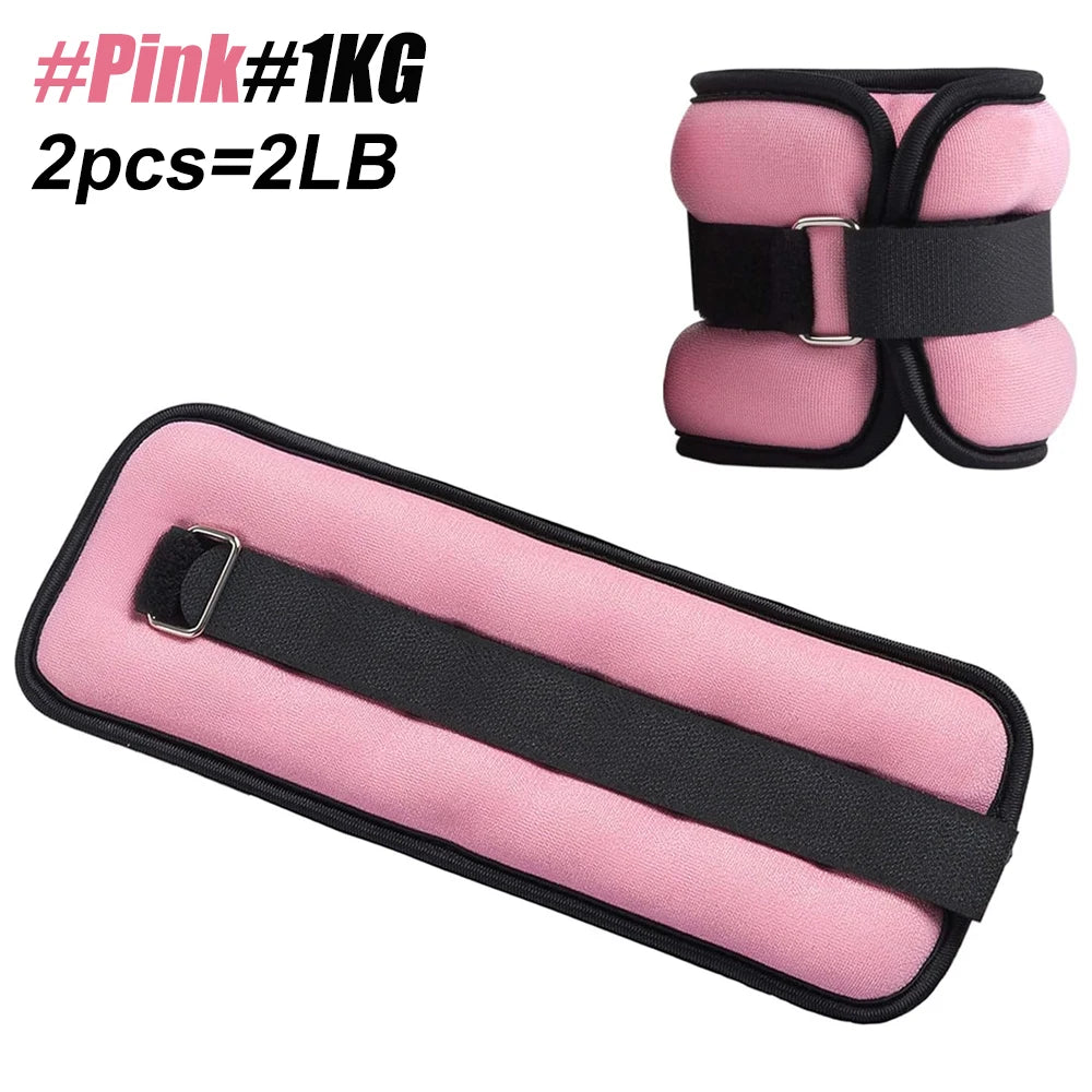1 Pair Ankle and Wrist Weights (0.25kg/0.5kg each pack) for Women and Men, New Leg and Arm Weights Set with Adjustable Straps for Exercise