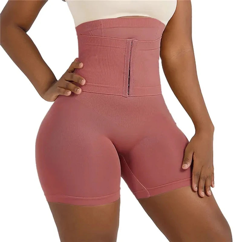 Women's Shapewear Tummy Control Body Shaper Fajas Hook Shorts Butt Lifter High Waist Underwear Slimming Panties