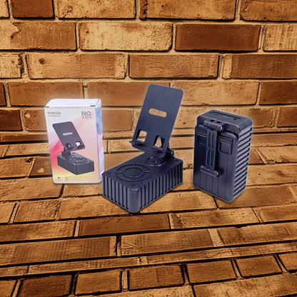 cell phone holder with speaker