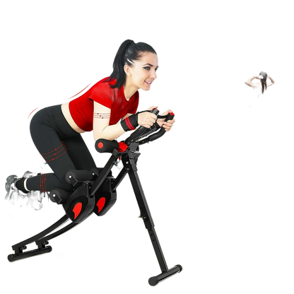 Foldable Abdominal Machine with LCD Monitor | Home Gym