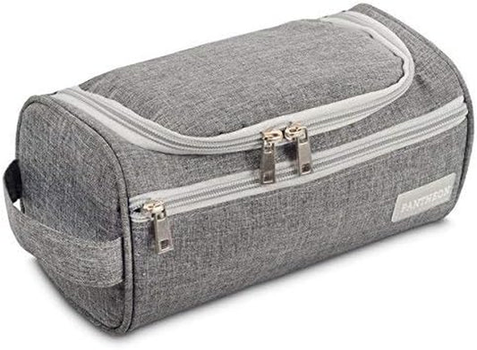 Travel Toiletry Bag for Men and Women, Travel Bag for Toiletries, Valentines Day Gifts for Men, Travel Bathroom Bag, Mens Travel Bag Hanging Toiletry Organizer Toiletry Kit (Gray)