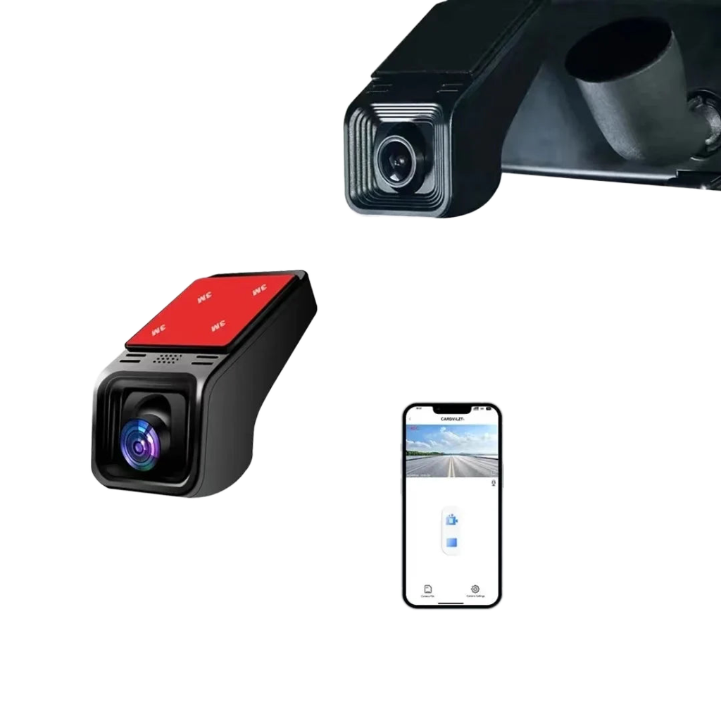 Cámara DVR para Coche WiFi | 4K 2160P / 2K 1600P | Monitor de Estacionamiento 24H | Control por App