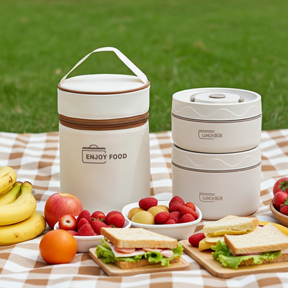 2-in-1 Lunch Box Food