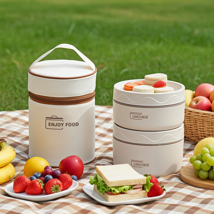 2-in-1 Lunch Box Food