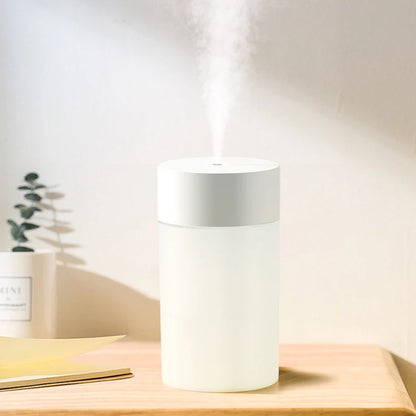 260ML USB Ultrasonic Air Humidifier LED Lamp Mini Essential Oil Diffuser Car Purifier Aromatic Anion Mist Maker with Romantic Light