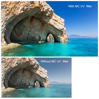K&F Concept MC Ultra-Slim Multi-Coated HD UV Protection Filter 37mm 43mm 46mm 49mm 52mm 55mm 58mm 62mm 67mm 72mm 77mm 82mm