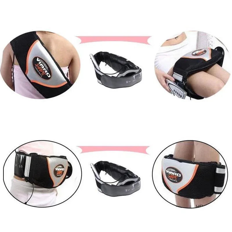 Healthcare men slimming women belt fat burning waist foot massage slimming belt electric massager back vibratory shaping Tak