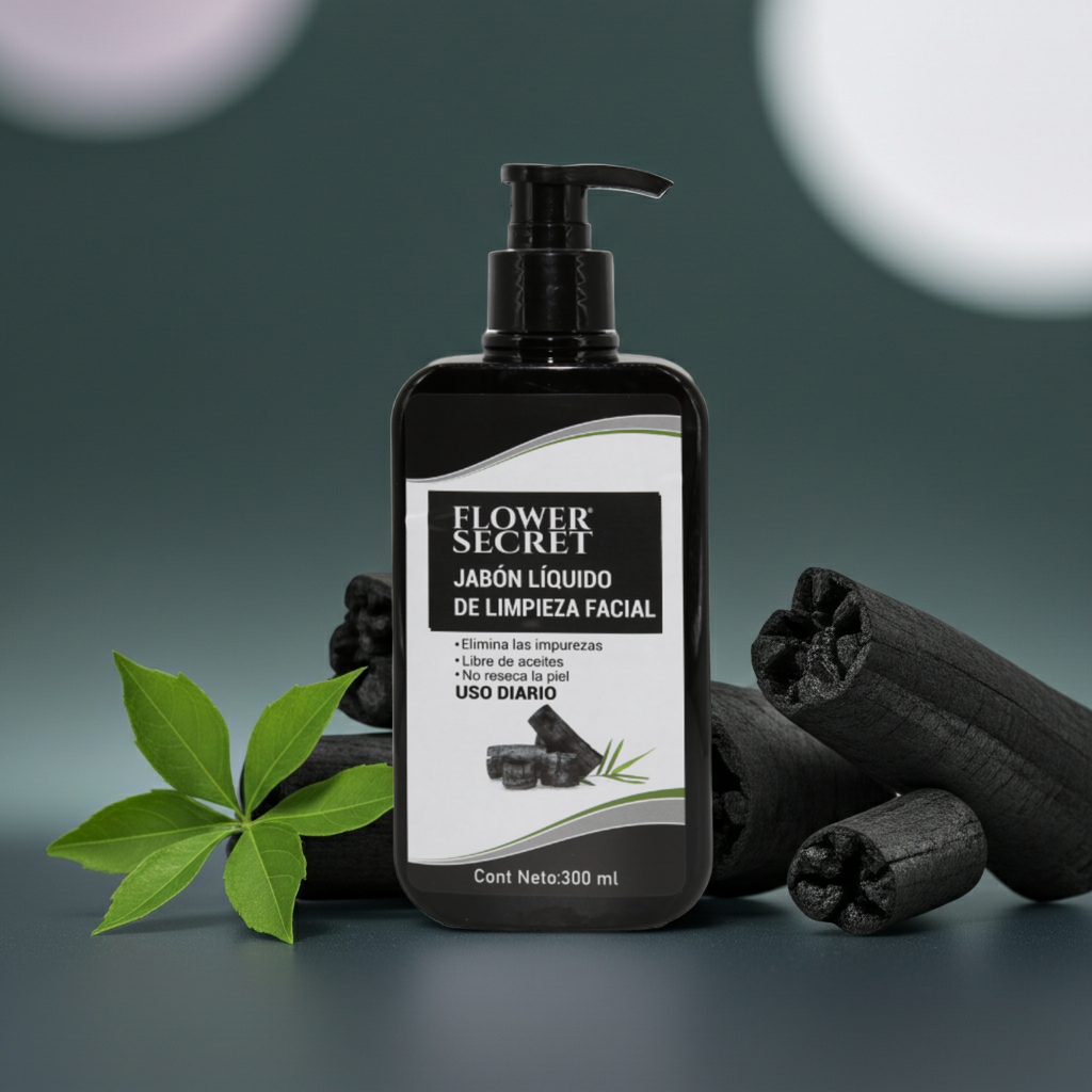 LIQUID FACIAL CLEANSING SOAP CARBON