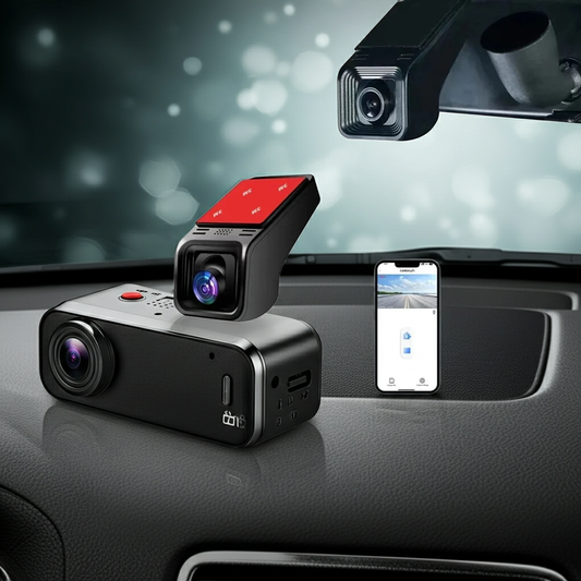 Cámara DVR para Coche WiFi | 4K 2160P / 2K 1600P | Monitor de Estacionamiento 24H | Control por App