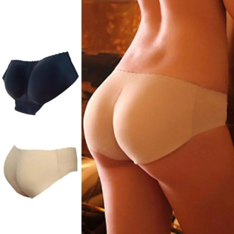Women's Underwear, Slimming Lingerie, Tummy Control, Body Shaper, Fake Butt, Butt Lifter Panties, Sponge Padded Butt Enhancer Panties for Women