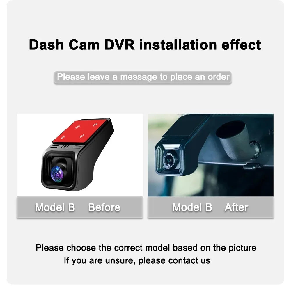 Cámara DVR para Coche WiFi | 4K 2160P / 2K 1600P | Monitor de Estacionamiento 24H | Control por App