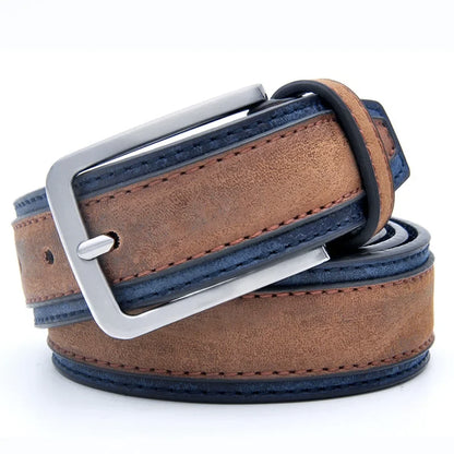 Cinturón de Moda para Hombre – Estilo Casual Lujoso, 3 Colores, Tallas 110-130 cm