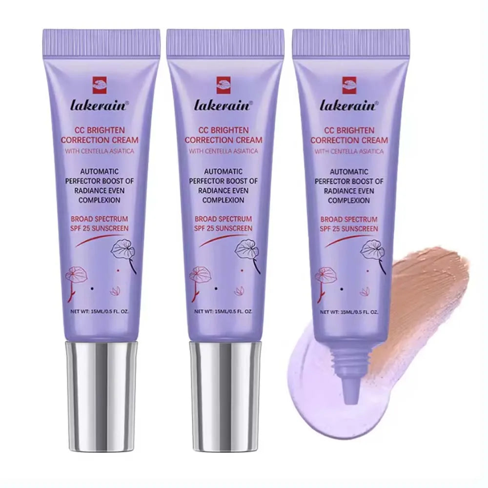 Crema CC Coreana con Centella Asiática – Base Líquida que Cambia de Color 15ml