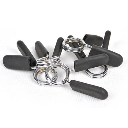1 pieza 24/25/28/30mm abrazadera de barra Clips de cuello de resorte peso de gimnasio bloqueo de mancuernas Kit de elevación estándar bloqueo de barra