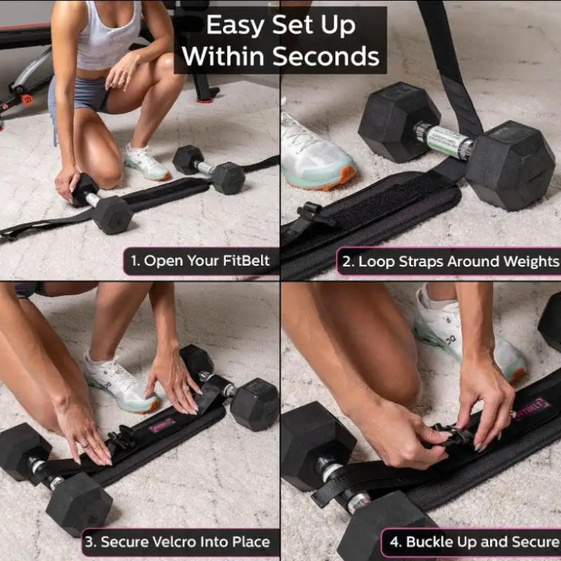 Cinturón de Entrenamiento de Cintura con Peso