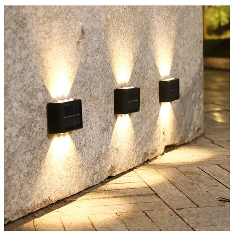 Outdoor Solar LED Light, Solar Lighting Sensor Lamp, Street Lights, Outdoor Garden Decoration, Garland, Waterproof Solar Collector