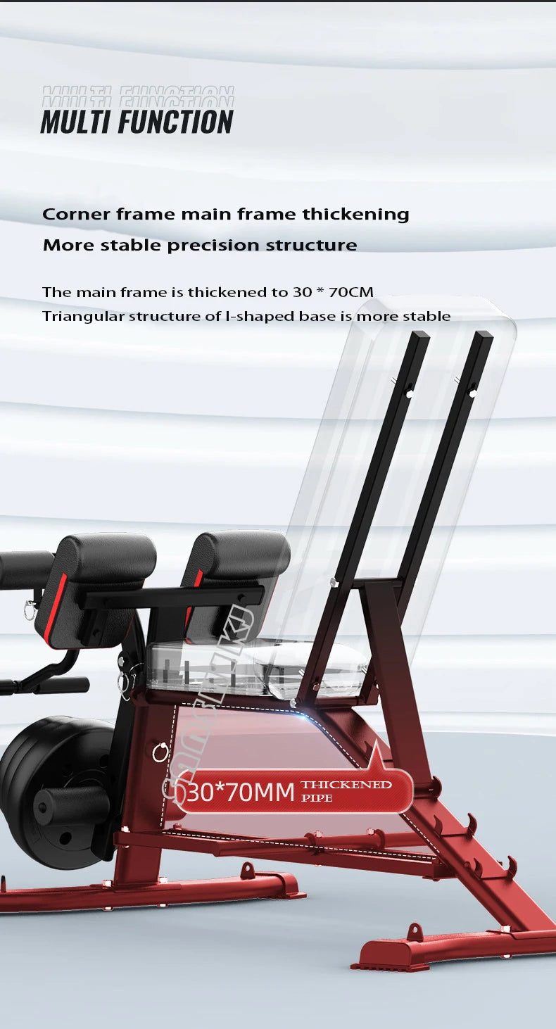 Banco Multifunción de Pesas y Fitness | Silla Romana, Curl de Bíceps, Abdominales | 300 kg