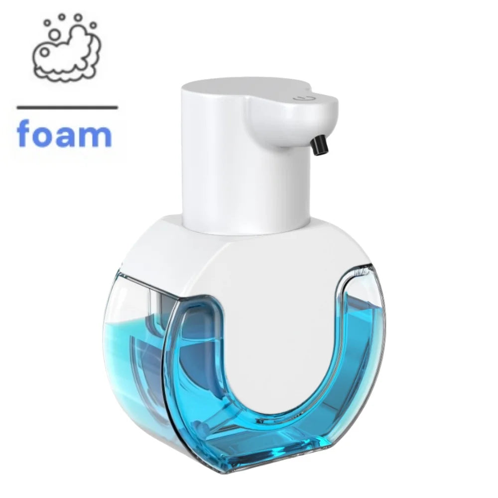 Dispensador automático de jabón líquido/Foma, dispensador eléctrico sin contacto, recargable por USB con sensor infrarrojo para baño, cocina