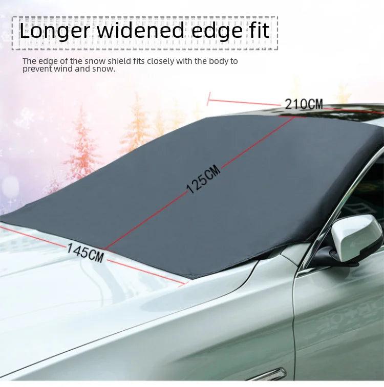 Magnetic absorption storage bag for car, waterproof sunshade, sun protector, Universal fit, front row, all models