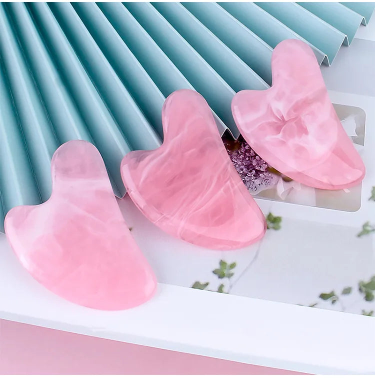 Tablero Gua Sha de Cera de Abejas – Masaje Facial y Acupuntura