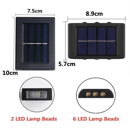 Outdoor Solar LED Light, Solar Lighting Sensor Lamp, Street Lights, Outdoor Garden Decoration, Garland, Waterproof Solar Collector