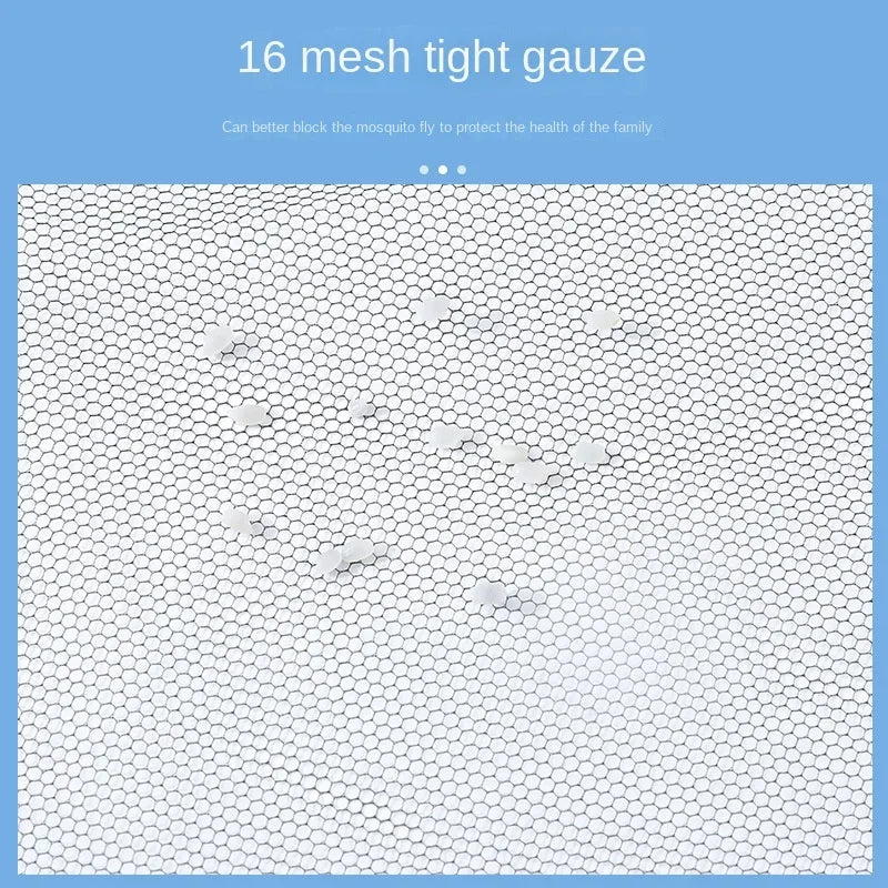 Mosquitera DIY para ventana de cama, textiles para el hogar, malla autoadhesiva para interiores, cortinas antiinsectos y mosquitera para jardín