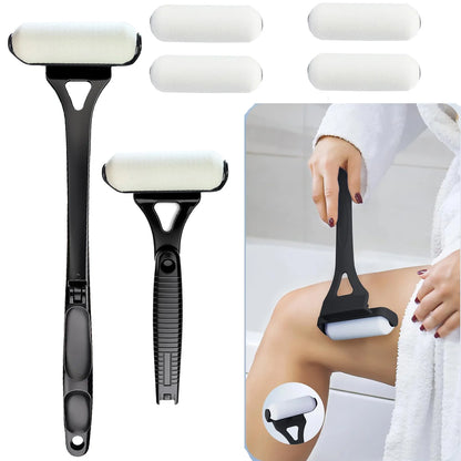 Aplicador de Loción y Protector Solar para Espalda – Mango Largo Plegable con 2 Cabezales