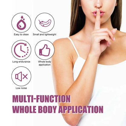 Depiladora eléctrica portátil en forma de lápiz labial para mujer, depilación Facial indolora y efectiva, herramienta de afeitadora para el hogar