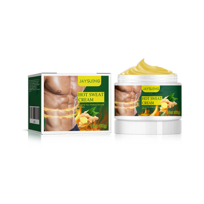 Massage Cream for Men for Body Care, Warming Sensation, Post-Workout Recovery, Skin Hydration, Firming Routine, Non-Greasy, 50g