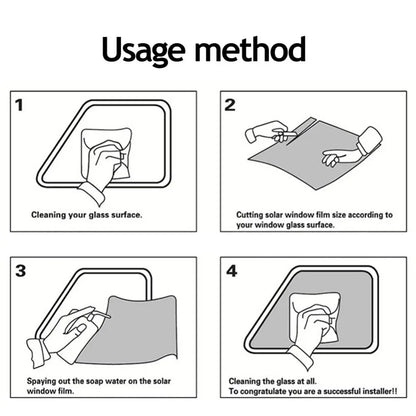 Lámina Tintada para Parabrisas de Coche 50x300cm – Protector UV, VLT 1%-50%