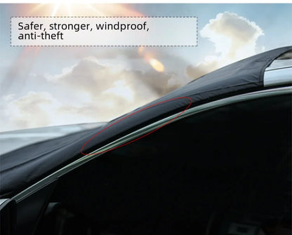 Magnetic absorption storage bag for car, waterproof sunshade, sun protector, Universal fit, front row, all models