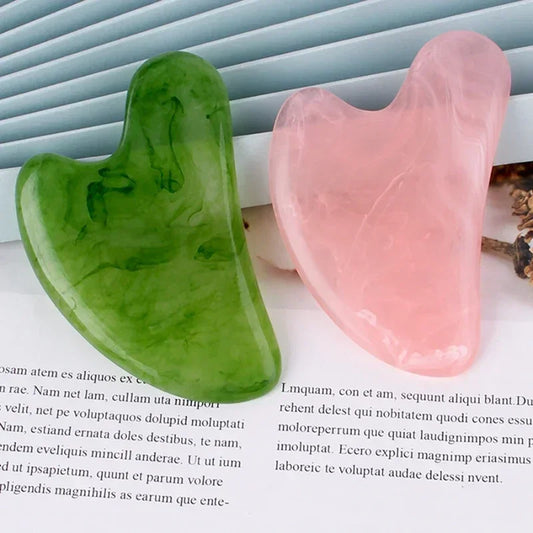 Guasha hermoso masaje cera de abejas raspado masaje raspador cara masajeador acupuntura Gua Sha ojo cara tablero SPA herramienta de masaje