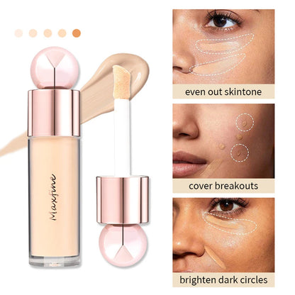 Pore-blurring, hydrating, oil-control, long-lasting, sweatproof, transfer-proof concealer to cover facial imperfections