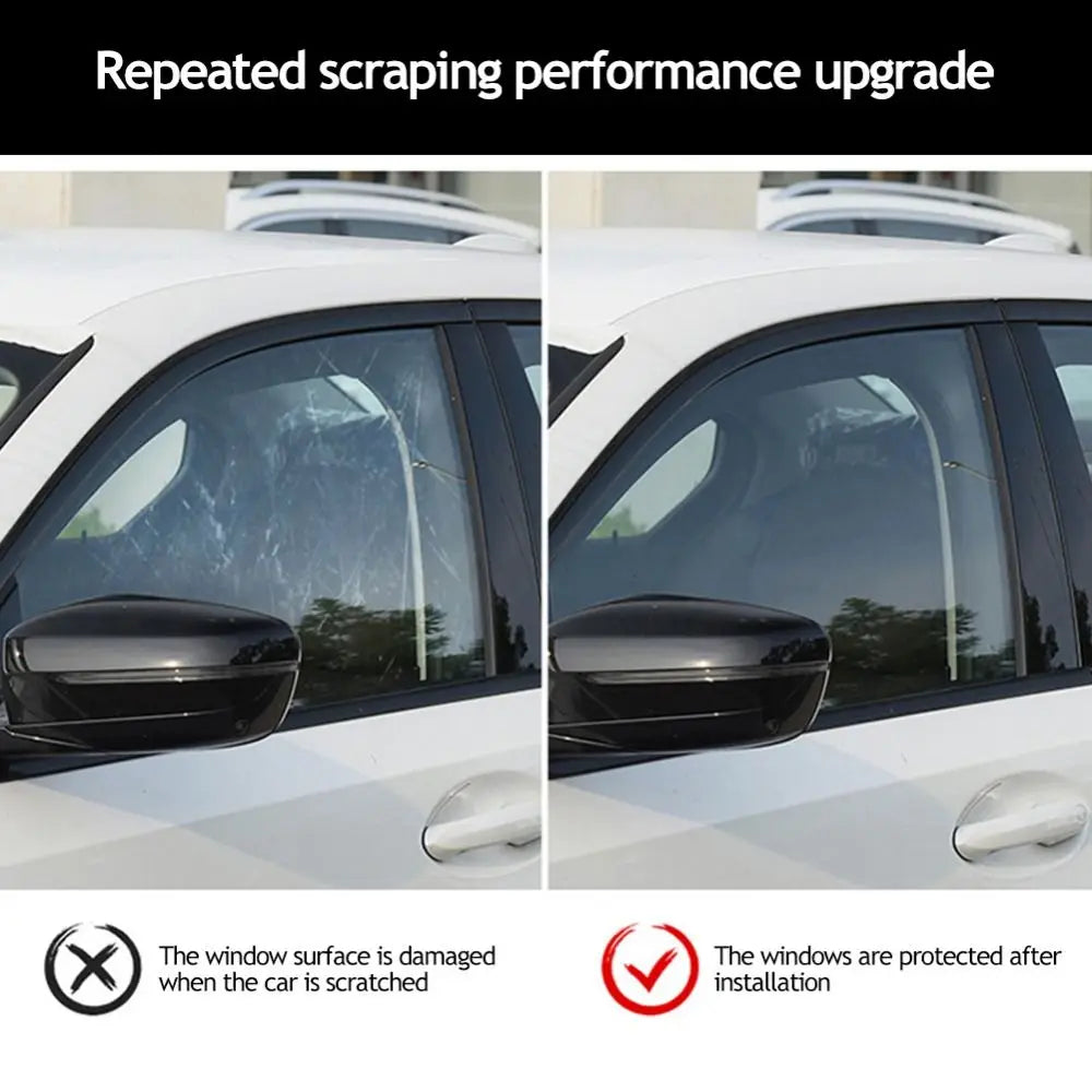 Lámina Tintada para Parabrisas de Coche 50x300cm – Protector UV, VLT 1%-50%