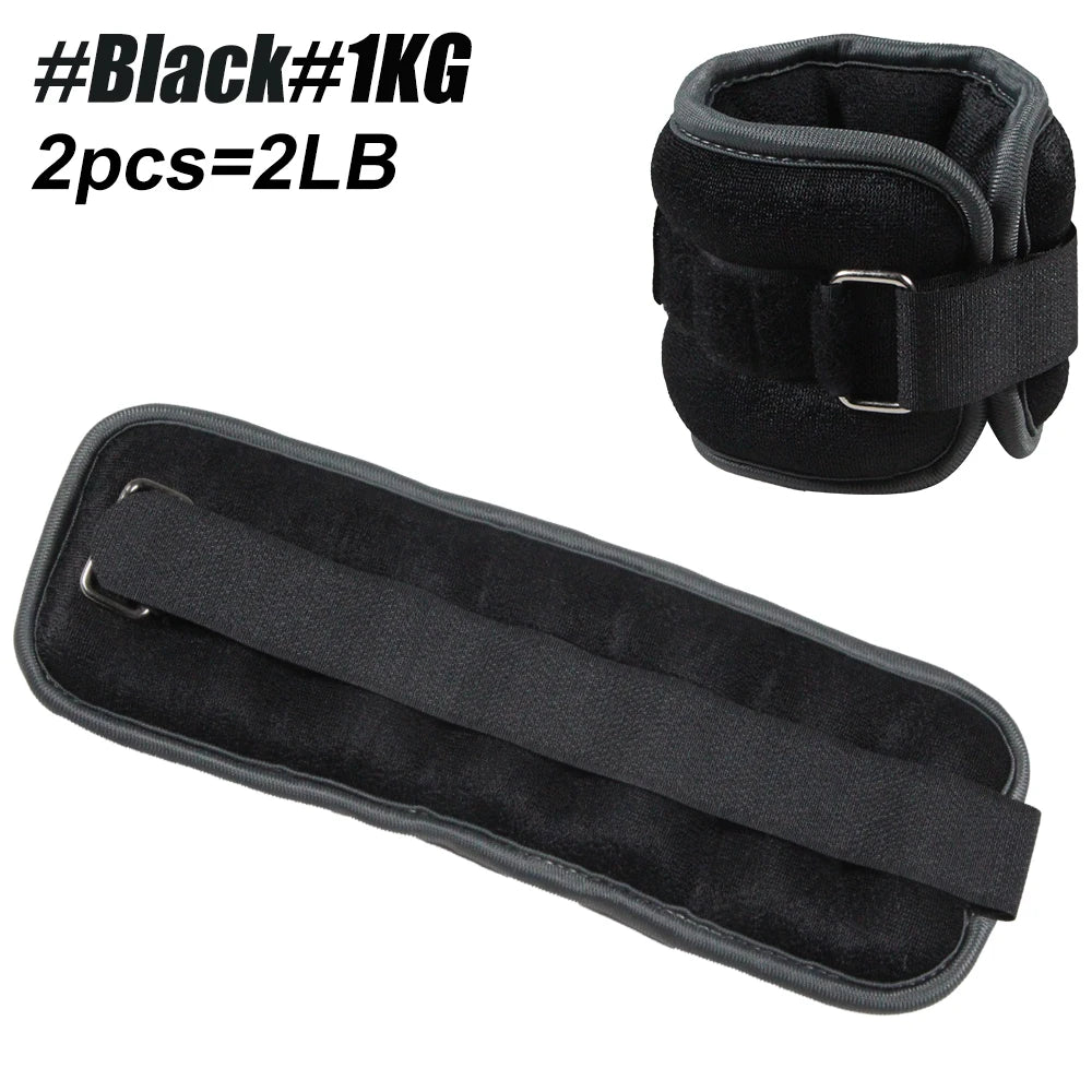 1 Pair Ankle and Wrist Weights (0.25kg/0.5kg each pack) for Women and Men, New Leg and Arm Weights Set with Adjustable Straps for Exercise