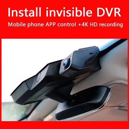 Cámara DVR para Coche WiFi | 4K 2160P / 2K 1600P | Monitor de Estacionamiento 24H | Control por App