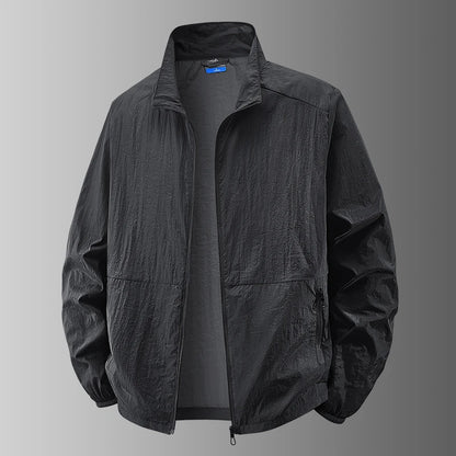 Chaqueta UV UPF50+ para Hombre Tallas Grandes – Cortavientos Ligero de Verano M-8XL