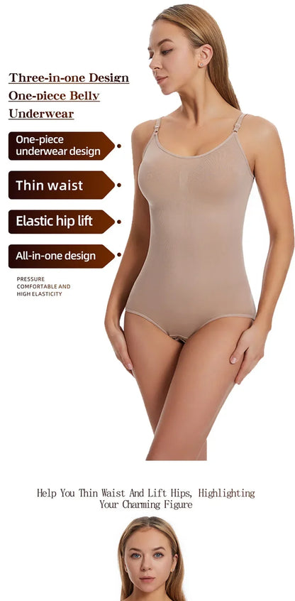 Body Moldeador Sexy Mujer – Sin Costuras, Levanta Glúteos, Cuerpo Completo con Entrepierna Abierta