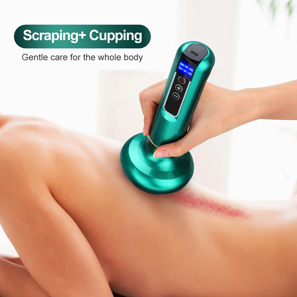 Smart Suction Medical Cupping Set, Beauty Massager, Glass Jars, Anti-Cellulite Cupping, Vacuum Slimming Guasha Massage